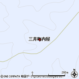 石川県輪島市三井町内屋周辺の地図