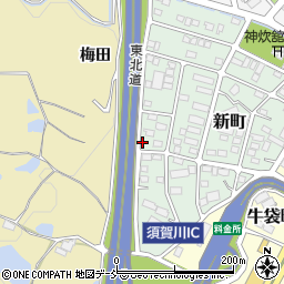福島県須賀川市新町93-1周辺の地図