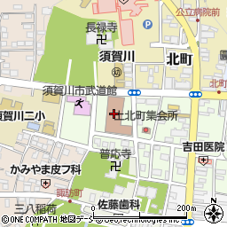 須賀川郵便局 ＡＴＭ周辺の地図