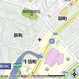 須賀川信用金庫　本部審査部審査課代理業務周辺の地図