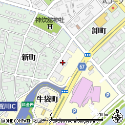 須賀川信用金庫本部周辺の地図