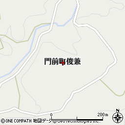 石川県輪島市門前町俊兼周辺の地図