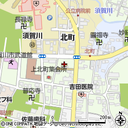 ミニストップ須賀川上北町店周辺の地図