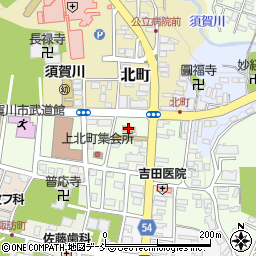 ミニストップ須賀川上北町店周辺の地図