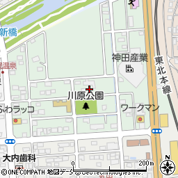 福島県須賀川市館取町周辺の地図
