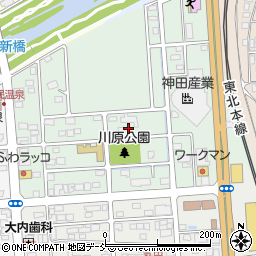 福島県須賀川市館取町周辺の地図