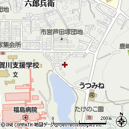 福島県須賀川市芦田塚186-2周辺の地図