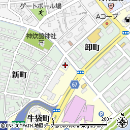 須賀川信用金庫西川支店周辺の地図