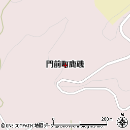 石川県輪島市門前町鹿磯周辺の地図