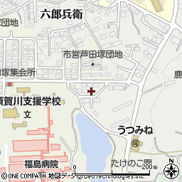 福島県須賀川市芦田塚156周辺の地図
