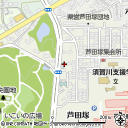 福島県須賀川市芦田塚43周辺の地図