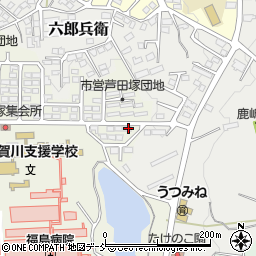 福島県須賀川市芦田塚155周辺の地図