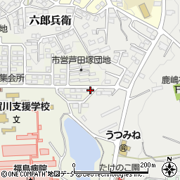 福島県須賀川市芦田塚158周辺の地図