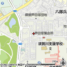 福島県須賀川市芦田塚86周辺の地図