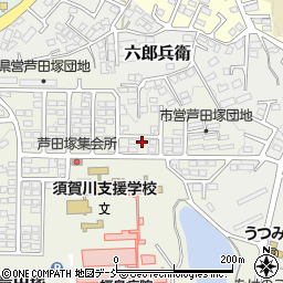 福島県須賀川市芦田塚138周辺の地図