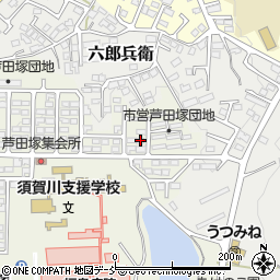 福島県須賀川市芦田塚147周辺の地図