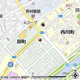 ローソン須賀川卸町店周辺の地図
