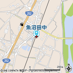 魚沼田中駅周辺の地図