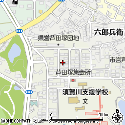 福島県須賀川市芦田塚95周辺の地図
