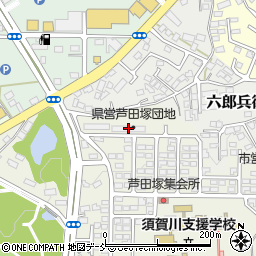 鍵屋の緊急隊・須賀川店周辺の地図