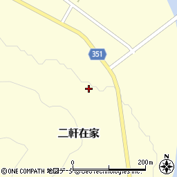 福島県只見町（南会津郡）二軒在家（鳥喰）周辺の地図