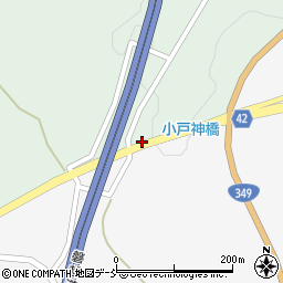 小戸神橋周辺の地図