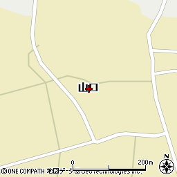 新潟県柏崎市山口周辺の地図