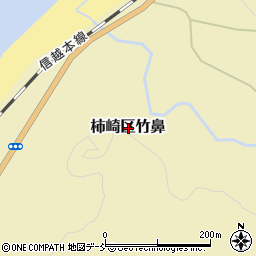 新潟県上越市柿崎区竹鼻周辺の地図