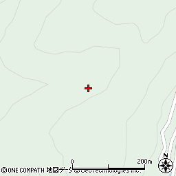 福島県南会津郡只見町梁取森沢周辺の地図