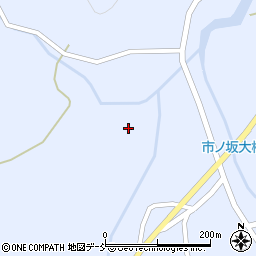 石川県輪島市三井町市ノ坂ト周辺の地図