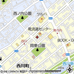 ベスト学院西川インター線進学塾周辺の地図