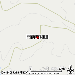 石川県輪島市門前町和田周辺の地図