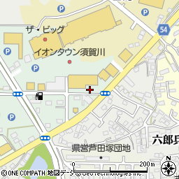 福島県須賀川市仲の町113周辺の地図