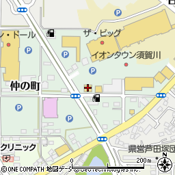 はま寿司イオンタウン須賀川店周辺の地図