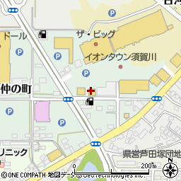 まるまつ　須賀川店周辺の地図