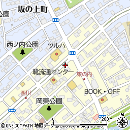 福島県須賀川市岡東町周辺の地図