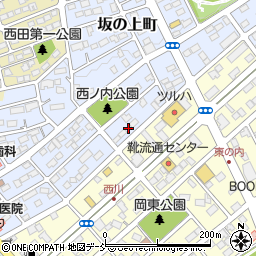 福島県須賀川市坂の上町47周辺の地図