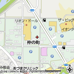 〒962-0852 福島県須賀川市仲の町の地図