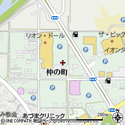 福島県須賀川市仲の町周辺の地図