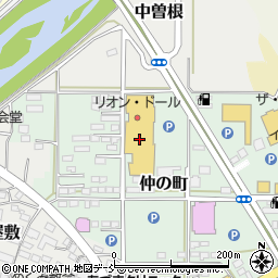 東邦銀行リオン・ドール須賀川東店 ＡＴＭ周辺の地図