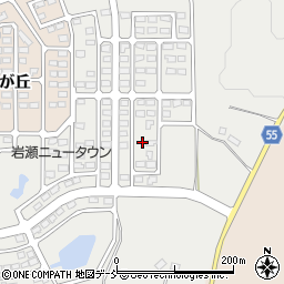 福島県須賀川市北横田石の花43周辺の地図