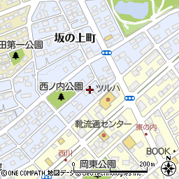 福島県須賀川市坂の上町57周辺の地図
