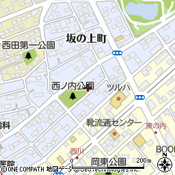 福島県須賀川市坂の上町68周辺の地図