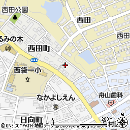 福島県須賀川市西田町58周辺の地図