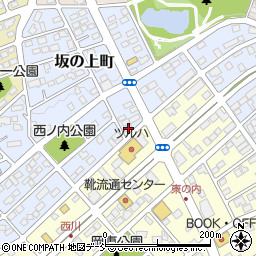 福島県須賀川市坂の上町32周辺の地図