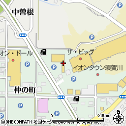 イエローハット須賀川東店周辺の地図