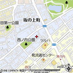 福島県須賀川市坂の上町66周辺の地図