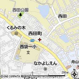 福島県須賀川市西田町53周辺の地図