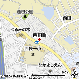 福島県須賀川市西田町52周辺の地図