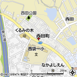 福島県須賀川市西田町50周辺の地図